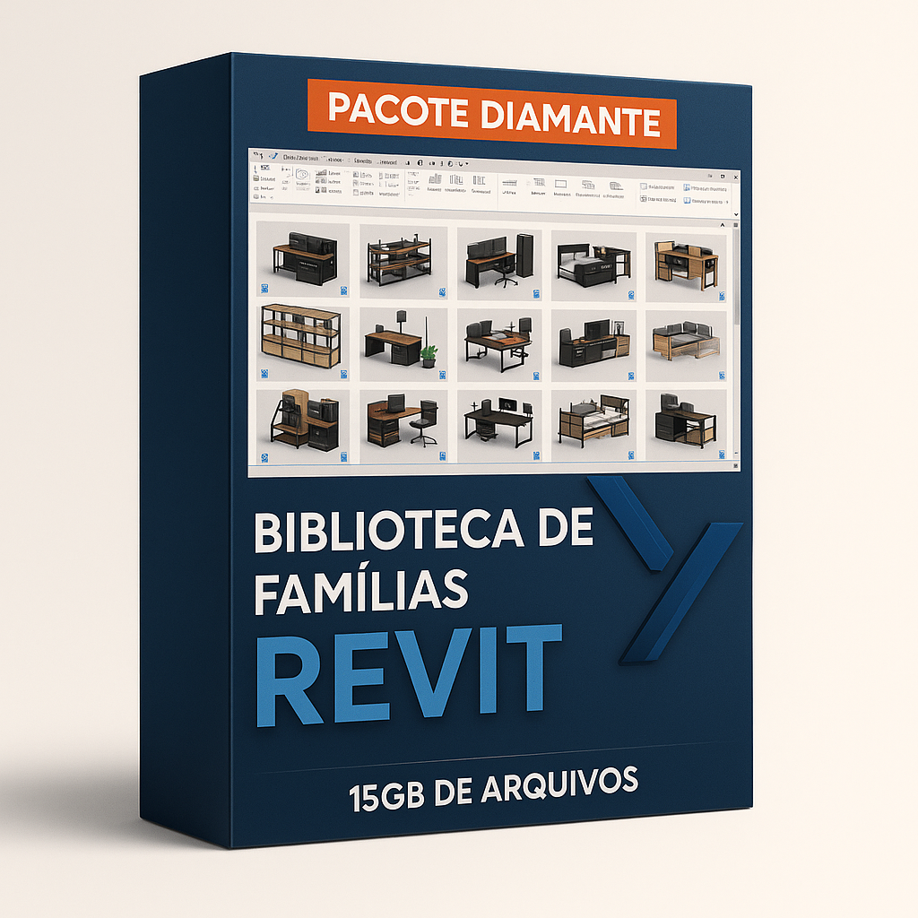 Pacote Diamante com 15GB de Famílias REVIT